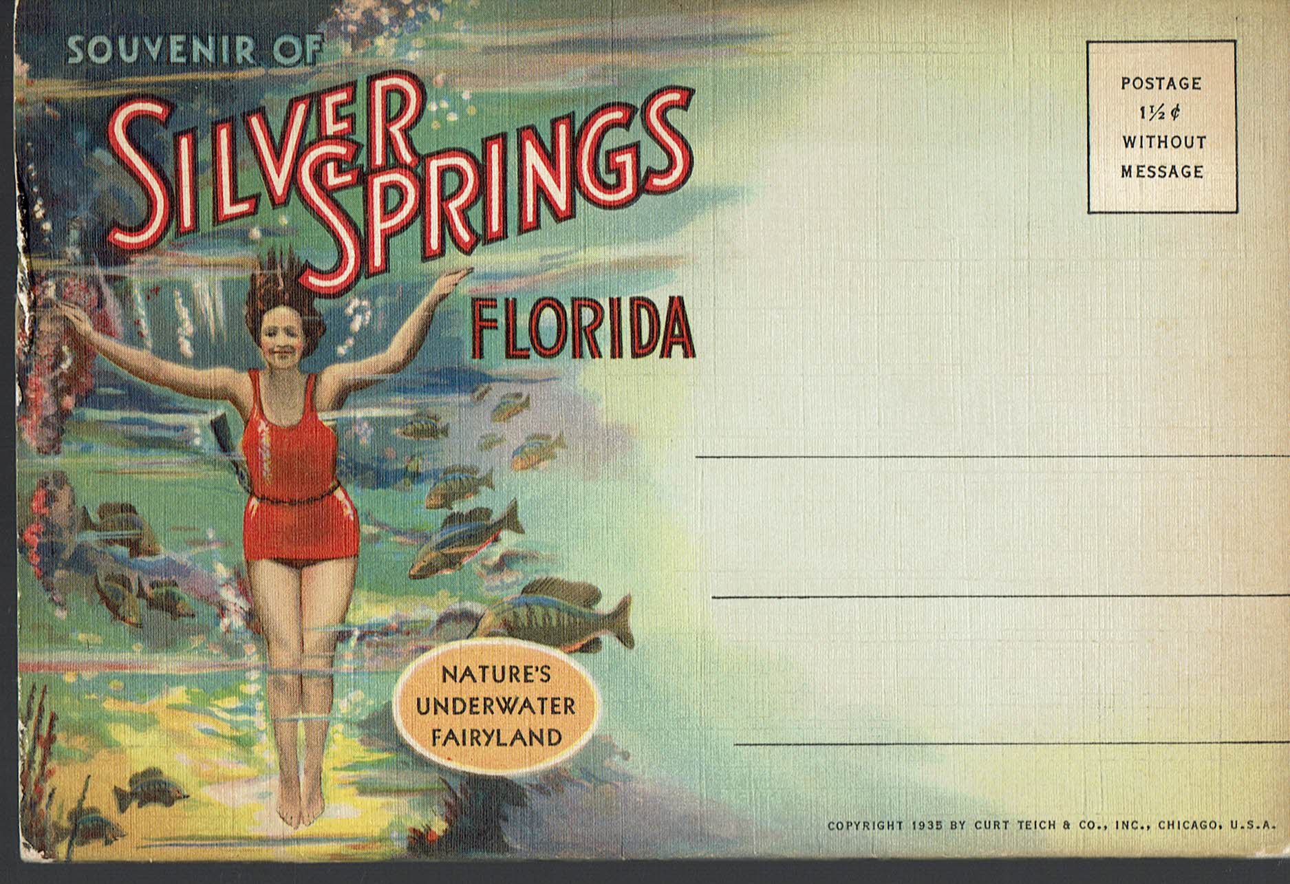 Miami Florida The Magic City: Vintage Postcard Book